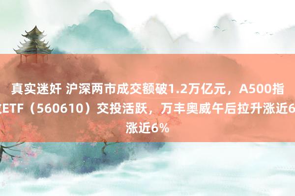 真实迷奸 沪深两市成交额破1.2万亿元，A500指数ETF（560610）交投活跃，万丰奥威午后拉升涨近6%