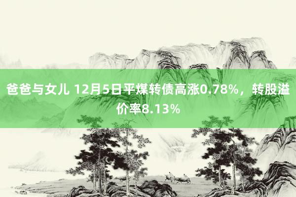 爸爸与女儿 12月5日平煤转债高涨0.78%，转股溢价率8.13%