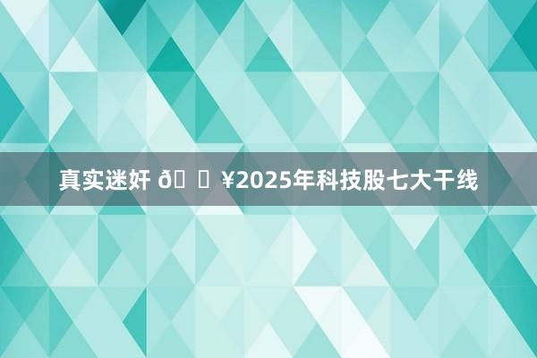 真实迷奸 🔥2025年科技股七大干线