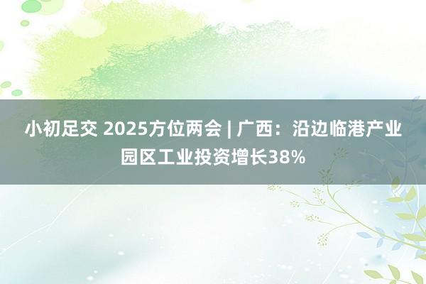 小初足交 2025方位两会 | 广西：沿边临港产业园区工业投资增长38%